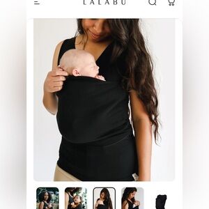 Lalabu Soothe Black Fitted Sleeveless Tank Top